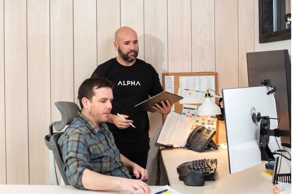 ALPHA IT technicians providing on-site support