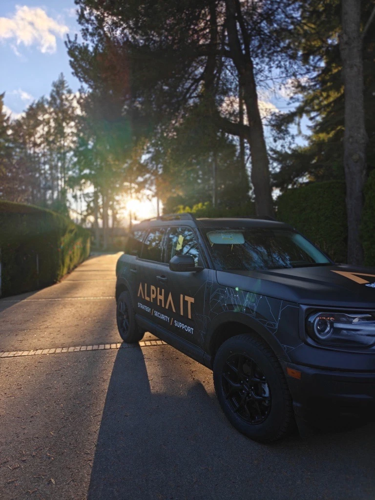 ALPHA IT team at their Courtenay head office